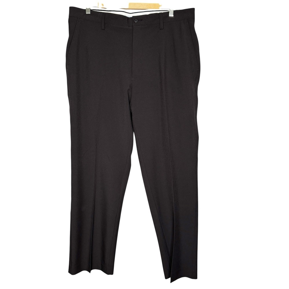 FootJoy FJ Pants Mens 38x30 Black Performance Golf Chino Dress Foot Joy Athletic